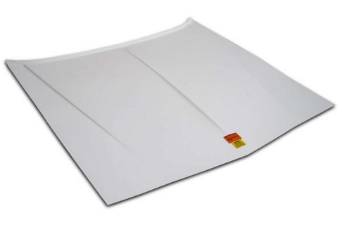 Hood - Factory Stock - Flat - Composite - White - Chevy Monte Carlo 1988 - Each