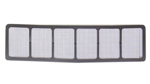 Nose Screen - Lower - 1/4 in Screen Spacing - Stainless - Black - Each