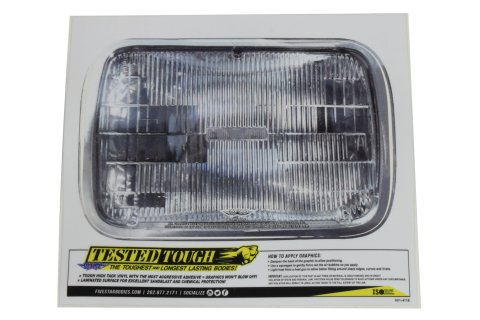 Graphics - Headlight - 8.00 x 5.40 in - Protective Laminated Coating - Universal - Each