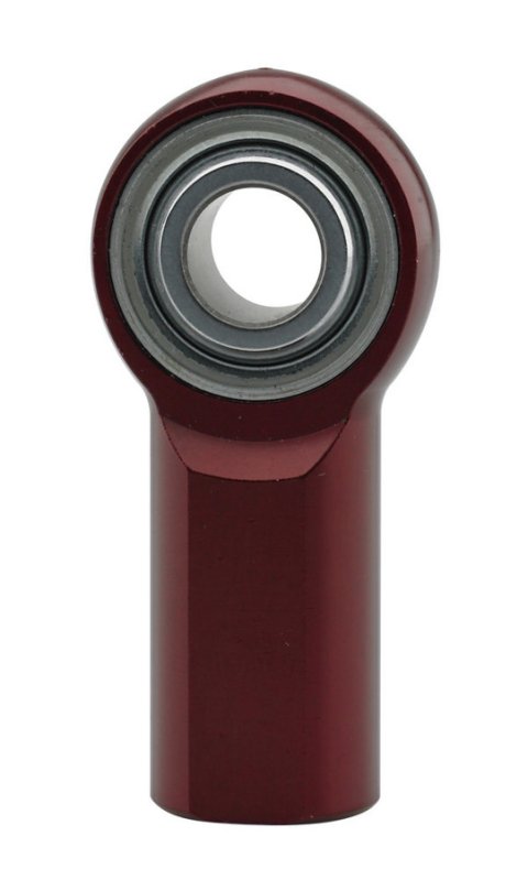 Rod End - ALJF Series - Spherical - 5/16 in Bore - 5/16-24 in Right Hand Female Thread - Aluminum - Red Anodized - Each