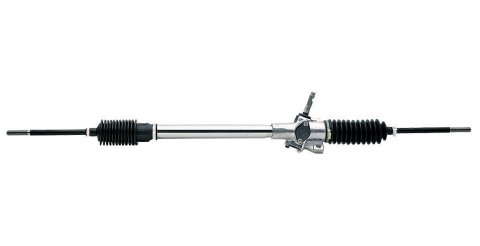 Rack and Pinion - Narrowed - Manual - 5.25 in Travel - 40.5 in Long - Aluminum - Chrome - Mustang II / Pinto 1971-72 - Each