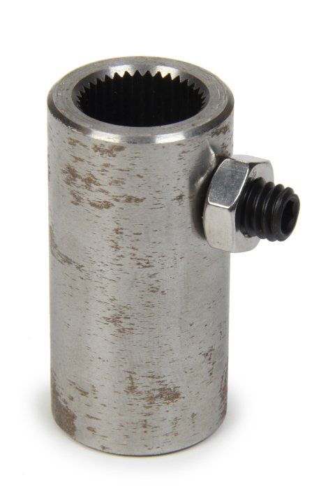 Steering Shaft Coupler - 11/16 in 36 Spline to 3/4 in Smooth - Steel - Natural - Universal - Each