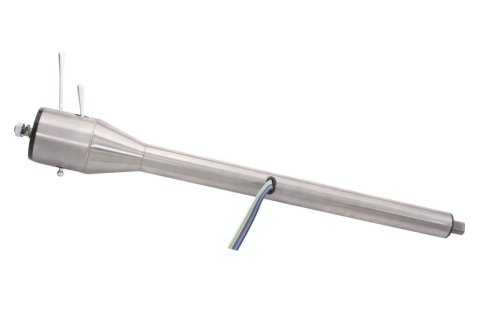 Steering Column - Tilt - 2 in Tube - 30 in Length - Hazard / Turn Signal - Stainless - Natural - Universal - Each thumbnail 1