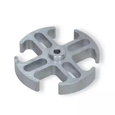 Fan Spacer - 0.094 in Thick - Hardware Included - Aluminum - Natural - Universal - Each