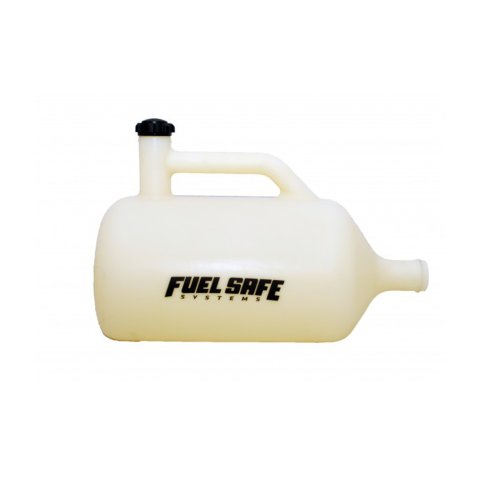 Quick Fill Can - 6 gal - 16 x 10 x 24-1/2 in Tall - Straight Neck - Round - Plastic - White - Each thumbnail 1