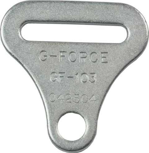 Harness End - Bolt-In - 2 in Slit - Steel - Zinc Plated - Each