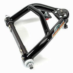 Control Arm - Drag Race - Tubular - Upper - Aluminum / Plastic Bushings - Steel - Black Powder Coat - GM A-Body 1964-72 - Pair