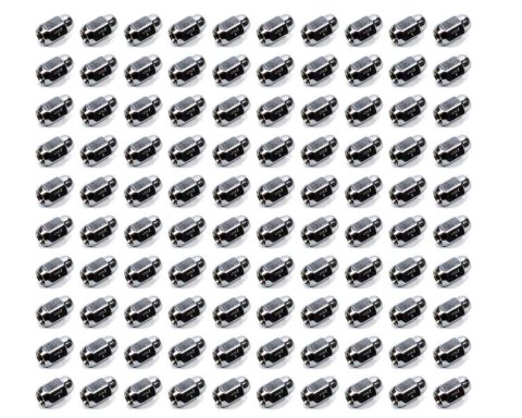 Lug Nut - Acorn - 14 mm x 1.50 Right Hand Thread - 13/16 in Hex Head - 60 Degree Seat - Closed End - Steel - Chrome - Set of 100 thumbnail 1