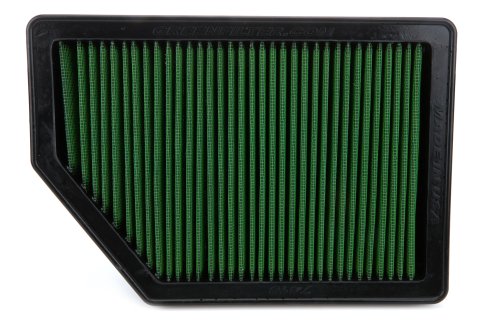 Air Filter Element - Panel - 13.5 in L x 9.375 in W x 2.25 in H - Reusable Cotton - Green - GM Fullsize Truck 2020-24 - Each thumbnail 2