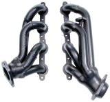 Headers - Street - 1.625 in Primary - Stock Collector Flange - Gaskets / Hardware Included - Steel - Black Paint - GM LS-Series - GM Fullsize SUV / Truck 1999-2003 - Pair thumbnail 6