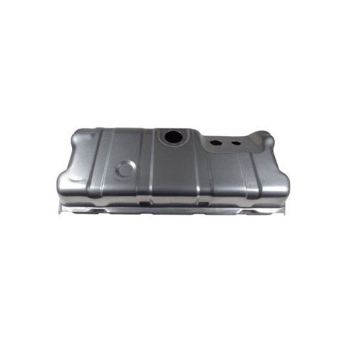 Fuel Tank - Sniper EFI - 18 gal - 255 lph Pump - 1/4 in NPT Outlet - 1/4 in NPT Return - Sending Unit - Steel - Silver Powder Coat - Chevy Corvette 1968-74 - Kit