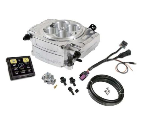 Fuel Injection - Sniper 2 EFI - Throttle Body - Square Bore - Aluminum - Silver - Kit