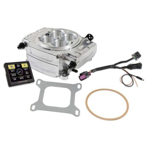 Fuel Injection - Sniper 2 EFI - Throttle Body - Square Bore - Aluminum - Silver - Kit