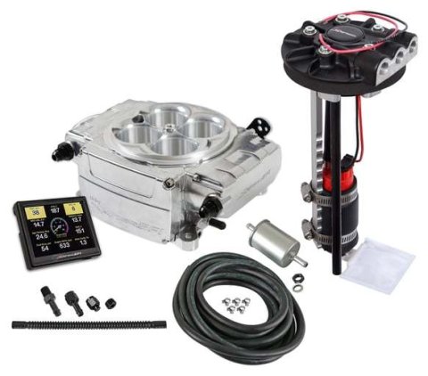 Fuel Injection - Sniper 2 EFI - Throttle Body - Square Bore - Aluminum - Silver - Kit