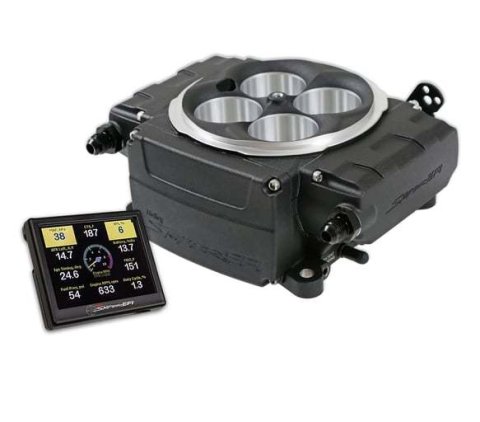 Fuel Injection - Sniper 2 EFI - Throttle Body - Square Bore - Aluminum - Black Power Coat - Kit