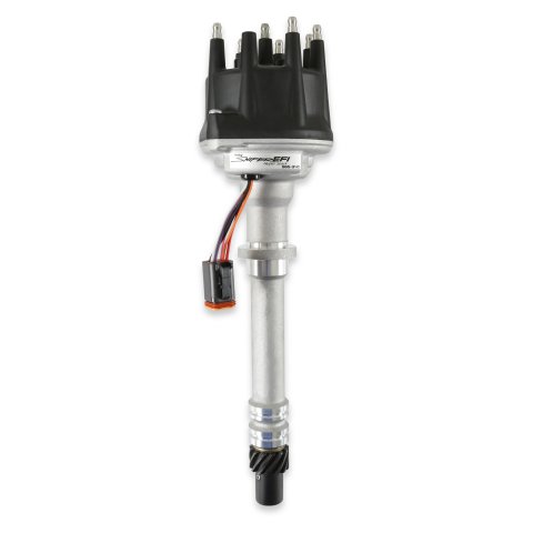 Distributor - Sniper EFI Hyperspark - Hall Effect Pickup - HEI Style Terminal - Black - Small Block Chevy / Big Block Chevy - Each