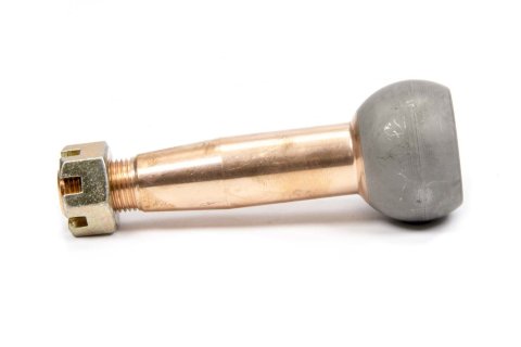 Ball Joint Stud - 2.000 in/ft Taper - 3.231 in Long - Minus 0.3 in Extended Length - 1.625 in Ball - 5/8-18 in Thread - Steel - Copper Plated - Each thumbnail 2