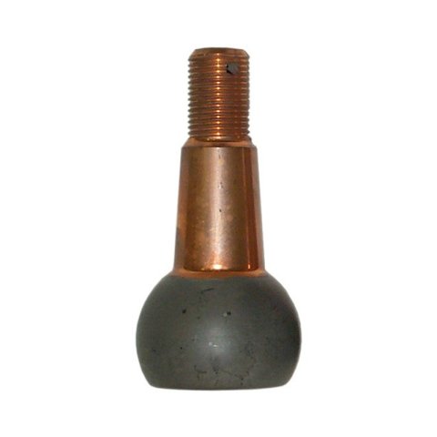 Ball Joint Stud - 3.000 in/ft Taper - 4.15 in Long - Plus 1 in Extended Length - 1.437 in Ball - 5/8-18 in Thread - Steel - Copper Plated - Each thumbnail 1