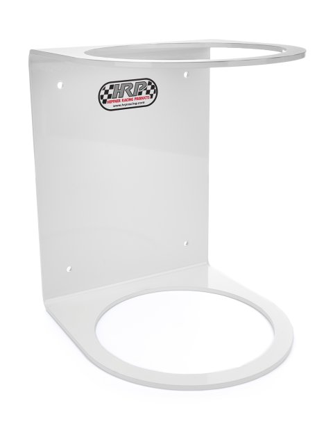 Nitrogen Bottle Holder - 7 in Diameter Bottles - Aluminum - White Powder Coat - Each thumbnail 1