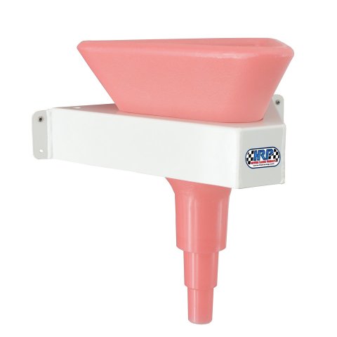 Funnel Rack - Wall Mount - Triangle Shaped Funnel - Aluminum - White Powder Coat - Each