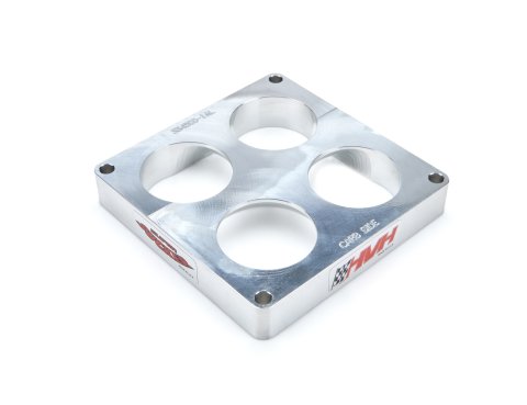 Carburetor Spacer - Super Sucker - 1 in Thick - 4 Hole - 2.125 in Bore Diameter - Dominator Flange - Aluminum - Natural - Each thumbnail 2