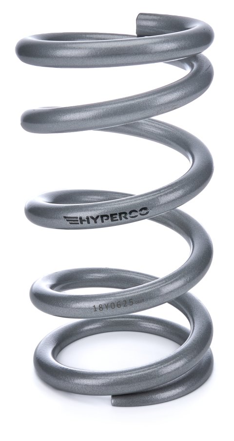 Coil Spring - Conventional - 5 in OD - 9.5 in Length - 625 lb/in Spring Rate - Front - Steel - Silver Powder Coat - Each thumbnail 1