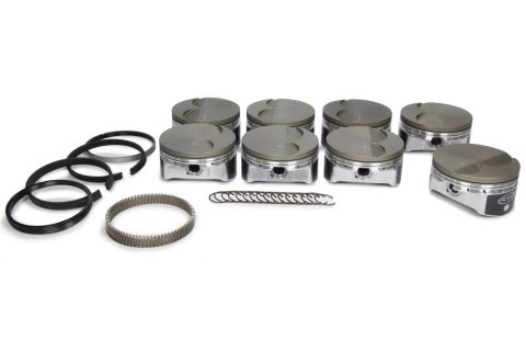 Piston and Ring - Premium Forged - Forged - 4.005 in Bore - 1.2 x 1.2 x 3.0 mm Ring Groove - Minus 4.00 cc - GM LS-Series - Kit thumbnail 2