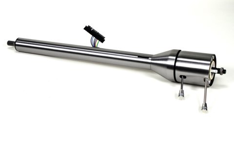 Steering Column - Retrofit - Tilt - Hazard / Turn Signal - Steel - Natural - GM X-Body 1962-66 - Each