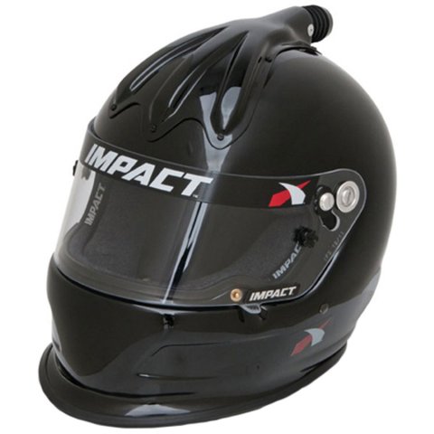 Helmet - Super Charger - Full Face - Snell SA2020 - Head and Neck Support Ready - Black - Medium - Each