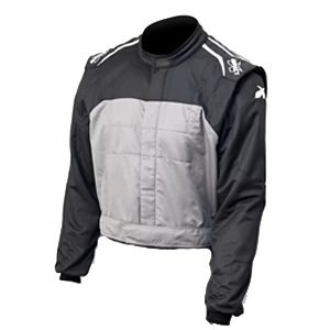 Driving Jacket - Racer 2.4 - SFI 3.2A/5 - Double Layer - Nomex - Black / Gray - X-Large - Each thumbnail 1