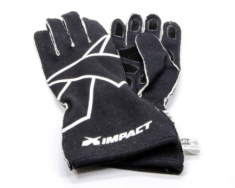 Driving Gloves - Axis - SFI 3.3/5 - Double Layer - Nomex / Suede - Black / White - Small - Pair thumbnail 2