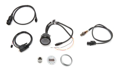 Air-Fuel Ratio Gauge - MTX-L Power Sports - Wideband - 7.35:1-22.4:1 AFR - Electric - Digital - 2-1/16 in Diameter - 3 ft Cable - White Face - Kit