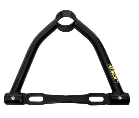 Control Arm - Tubular - Slotted Bushing Style - Upper - 10 in Long - 10 Degree - Screw-In Ball Joint - Steel - Black Powder Coat - Each