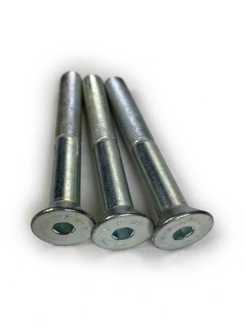 Bolt - 3/8-24 in Thread - 3 in Long - Allen Head - Stainless - Set of 3 thumbnail 2