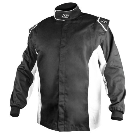Driving Jacket - Challenger - SFI 3.2A/1 - Single Layer - Fire Retardant Cotton - Black - Large / X-Large - Each thumbnail 2