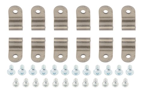 Line Clamp - Single - 0.375 in - Stainless - Natural - Set of 12 thumbnail 1