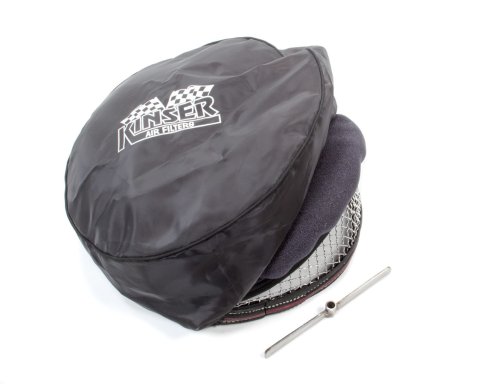 Air Filter Element - 14 in Diameter - 5.5 in Tall - Aluminum - Natural - Kinser Filter / Air Box Guard - Each thumbnail 1