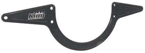 Motor Plate - Front - Aluminum - Black Anodized - Small Block Chevy - Each thumbnail 2