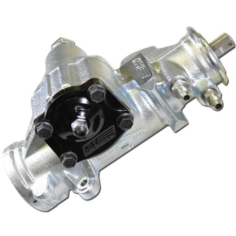 Steering Box - Power - Sportsman 700 Series - 3-Bolt - 3/4 in 30 Spline - 6 to 1 Ratio - 0.185 in Valve - Iron - Natural - Universal - Each
