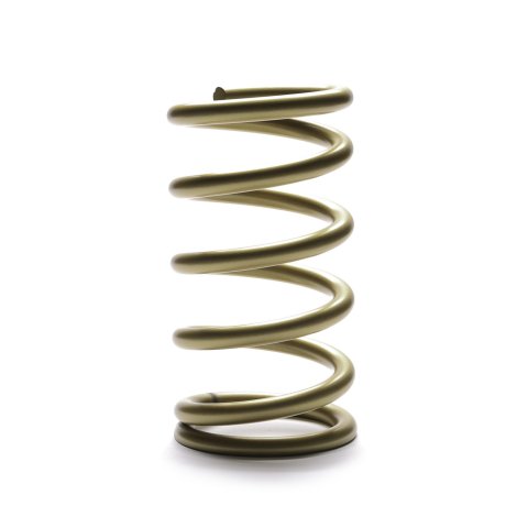 Coil Spring - Gold Series - Conventional - 5 in OD - 15 in Length - 150 lb/in Spring Rate - Rear - Steel - Gold Powder Coat - Each