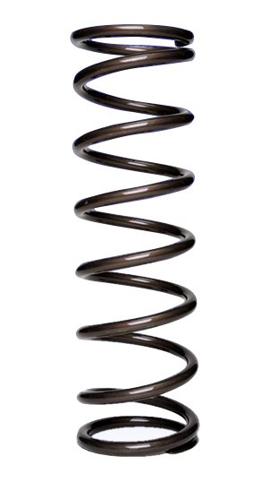 Coil Spring - High Travel - Coil-Over - 1.9 in ID - 10 in Length - 130 lb/in Spring Rate - Steel - Gray Powder Coat - Each
