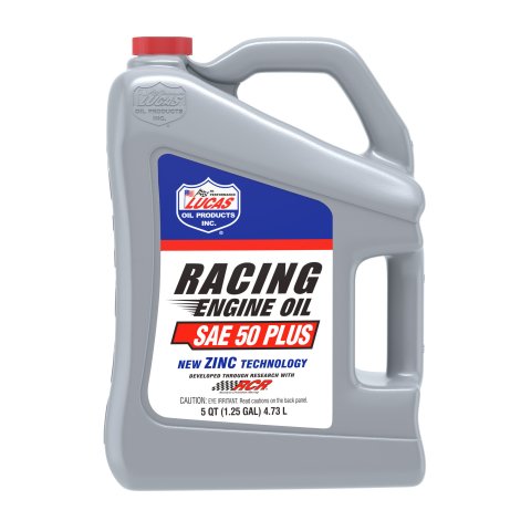 Motor Oil - Racing - High Zinc - 50W - Conventional - 5 qt Bottle - Each