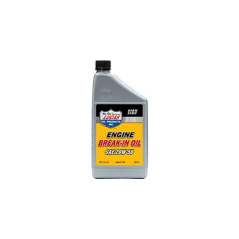 Motor Oil - Break-In - High Zinc - 5W20 - Conventional - 1 qt Bottle - Each