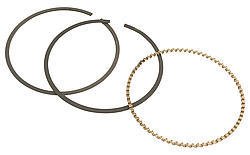 Piston Rings - Performance Series - 4.130 in Bore - File Fit - 1.0 x 1.0 x 2.0 mm Thick - Standard Tension - Steel - HV385 Thermal - 1-Cylinder - Each