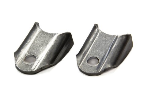 Chassis Tab - Gusseted - 3/8 in Mounting Slot - 1/8 in Thick - Chromoly - Natural - Pair