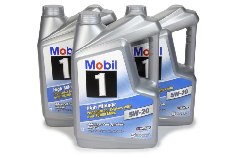 Motor Oil - High Mileage - 5W20 - Synthetic - 5 qt Jug - Set of 3