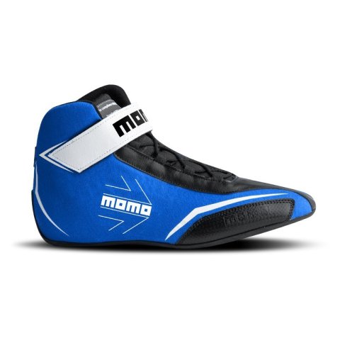 Driving Shoe - Corsa Lite - Mid-Top - FIA Approved - Leather Outer - Fire Retardant Fabric Inner - Blue - Euro Size 45 - Pair