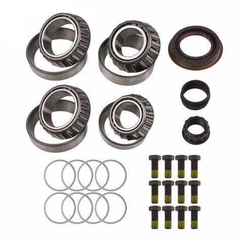 Differential Installation Kit - Master - Bearings / Crush Sleeve / Hardware / Seals / Shims - 11.5 in - AAM 14-Bolt - Kit thumbnail 1