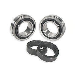 Wheel Bearing - 3.150 in OD - 1.774 in ID - Ball Bearing - Lock Ring / O-Ring Included - Large Ford 9 in / Oldsmobile Housing Ends - Pair