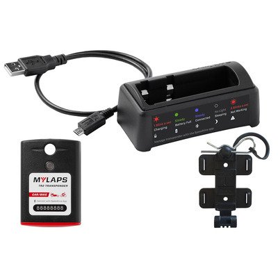 Transponder - TR2 - 5 Year Subscription - Charge Cradle / USB Cable / Vehicle Mount - MYLAPS Car / Bike Systems - Kit thumbnail 1